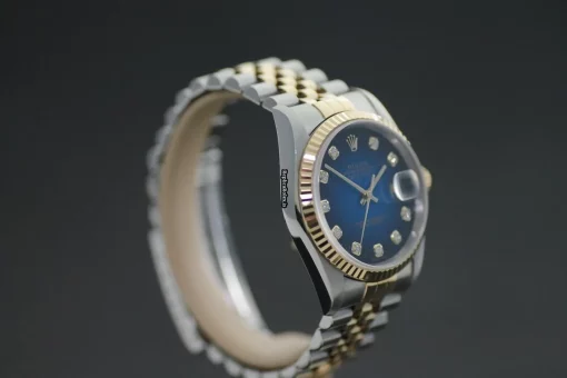 Awesome Fake Rolex Datejust 16233 Caliber 3135 Automatic Movement 36mm Gold/steel Case Mens/unisex Watch - Image 8
