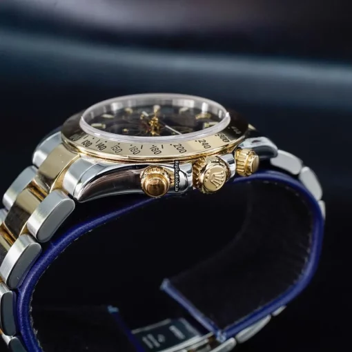 Nice Replicas Rolex Daytona 116523 Caliber 4130 Automatic Movement 40mm Gold/steel Case Mens/unisex Watch - Image 6