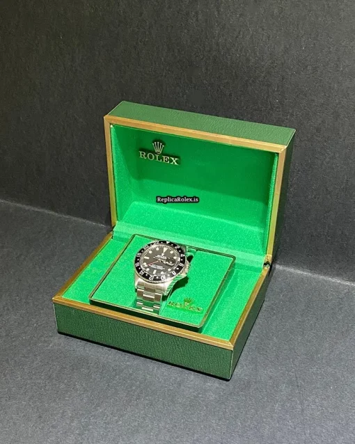 Swiss Replica Rolex Gmt-master 1675 Caliber 1570 Automatic Movement 40mm Steel Case Mens/unisex Watch - Image 7