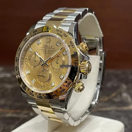 Suitable Replica Rolex Daytona 116503 Caliber 4130 Automatic Movement 40mm Gold/steel Case Mens/unisex Watch - Image 3