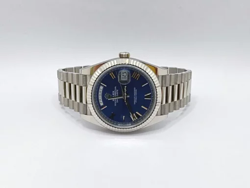 Distinctive Fakes Rolex Day-date 40 228239 Caliber 3255 Automatic Movement 40mm White Gold Case Mens/unisex Watch