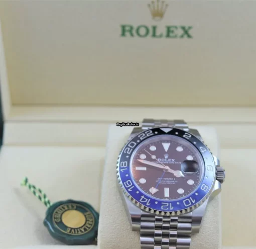 Pleasing Replica Rolex Gmt-master II 126710blnr Caliber 3285 Automatic Movement 40mm Steel Case Mens/unisex Watch - Image 7