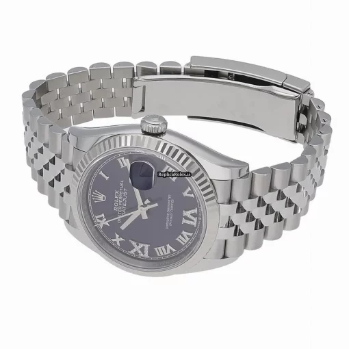 Awesome Replica Rolex Datejust 126234 Caliber 3235 Automatic Movement 36mm Gold/steel Case Watch - Image 5
