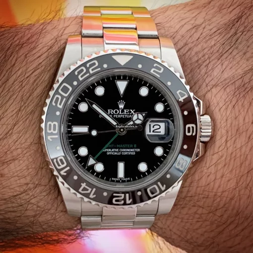 Swiss Replica Rolex Gmt-master II 116710ln Caliber 3186 Automatic Movement 40mm Steel Case Mens/unisex Watch
