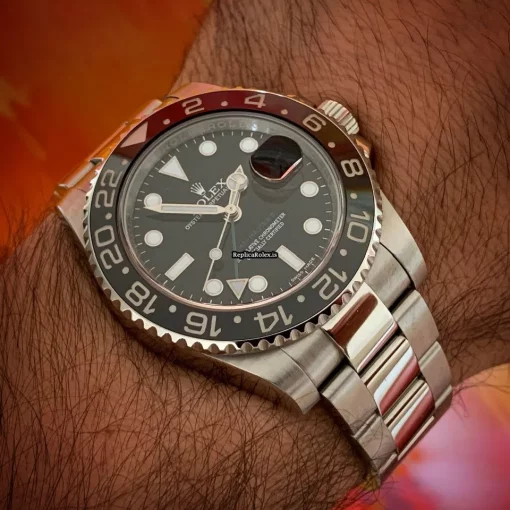 Swiss Replica Rolex Gmt-master II 116710ln Caliber 3186 Automatic Movement 40mm Steel Case Mens/unisex Watch - Image 3