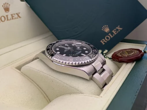 Swiss Replica Rolex Gmt-master II 116710ln Caliber 3186 Automatic Movement 40mm Steel Case Mens/unisex Watch - Image 6