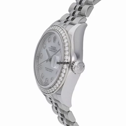 Discount Knockoff Rolex Lady-datejust 279384rbr Caliber 2236 Automatic Movement 28mm Gold/steel Case Watch - Image 2