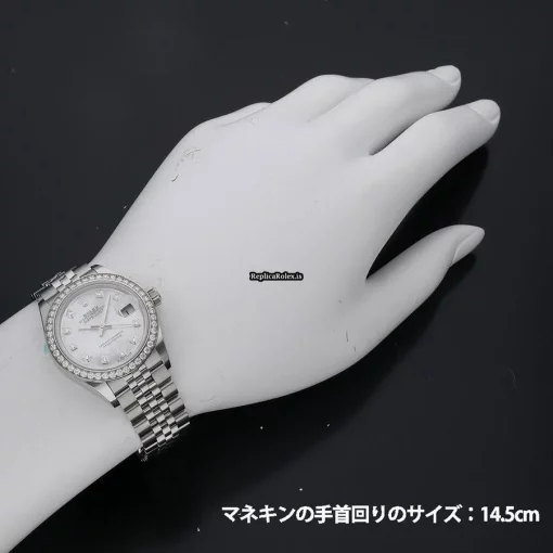 Discount Knockoff Rolex Lady-datejust 279384rbr Caliber 2236 Automatic Movement 28mm Gold/steel Case Watch - Image 6