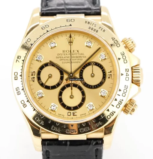 Reliable Fake Rolex Daytona 16518 Caliber 4030 Automatic Movement 40mm Yellow Gold Case Mens/unisex Watch
