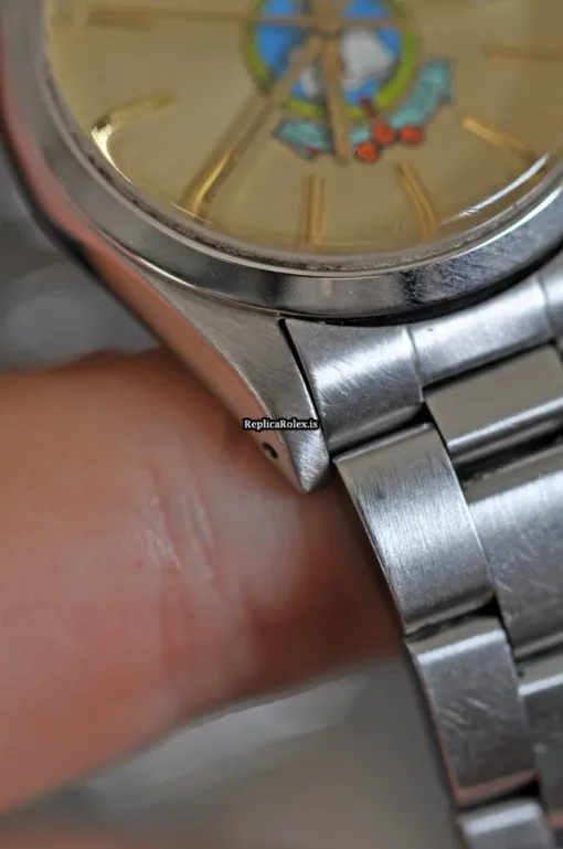 Incredible Fake Rolex Oyster Perpetual Date 15000 Automatic Movement 34mm Steel Case Mens/unisex Watch - Image 4