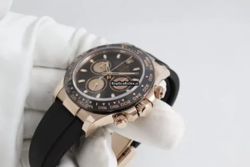 Fabulous Replica Rolex Daytona 116515ln Caliber 4130 Automatic Movement 40mm Rose Gold Case Mens/unisex Watch - Image 3