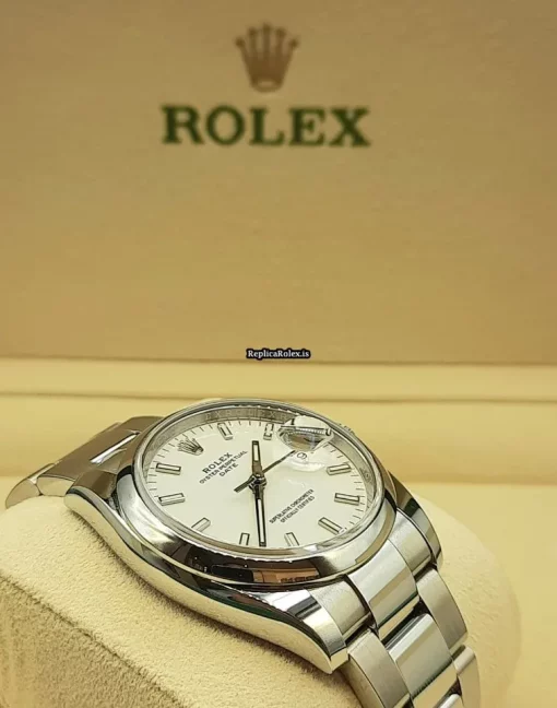 Neat Replica Rolex Oyster Perpetual Date 115200 Caliber 3135 Automatic Movement 34mm Steel Case Mens/unisex Watch - Image 11