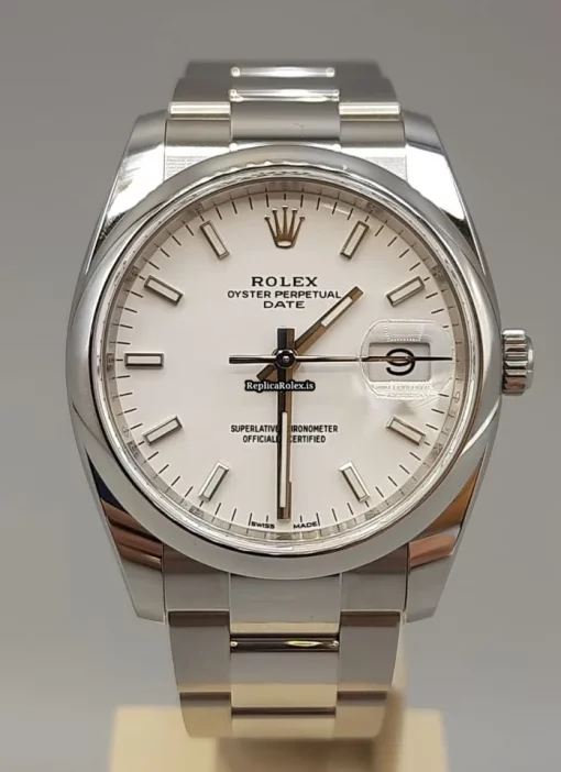 Neat Replica Rolex Oyster Perpetual Date 115200 Caliber 3135 Automatic Movement 34mm Steel Case Mens/unisex Watch - Image 4
