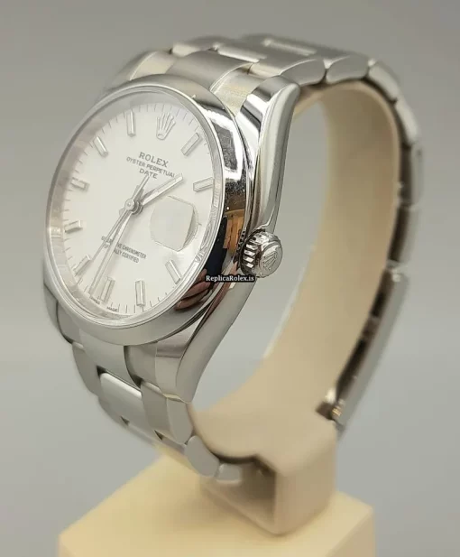 Neat Replica Rolex Oyster Perpetual Date 115200 Caliber 3135 Automatic Movement 34mm Steel Case Mens/unisex Watch - Image 5