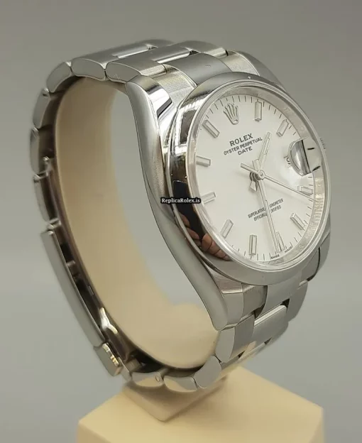 Neat Replica Rolex Oyster Perpetual Date 115200 Caliber 3135 Automatic Movement 34mm Steel Case Mens/unisex Watch - Image 6