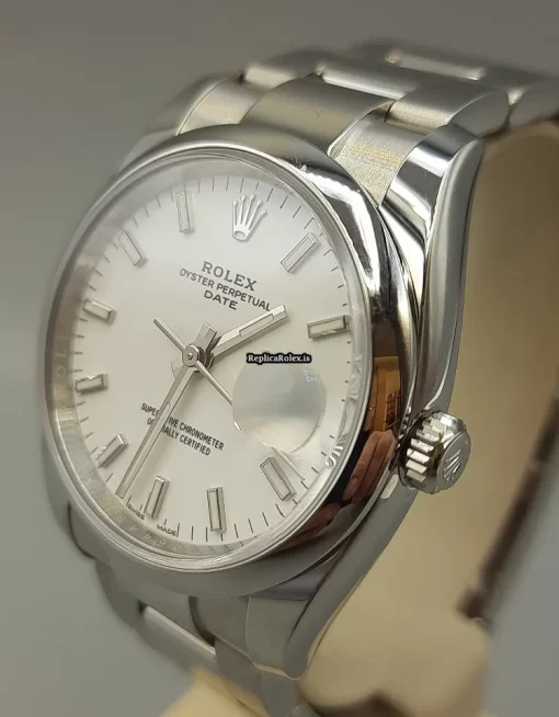 Neat Replica Rolex Oyster Perpetual Date 115200 Caliber 3135 Automatic Movement 34mm Steel Case Mens/unisex Watch - Image 8