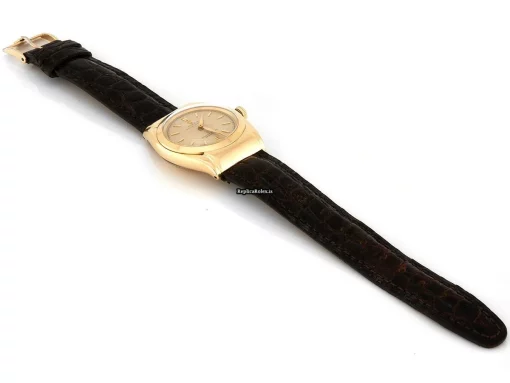 Wonderful Fakes Rolex Bubble Back 6065 Automatic Movement 30mm Yellow Gold Case Mens/unisex Watch - Image 10