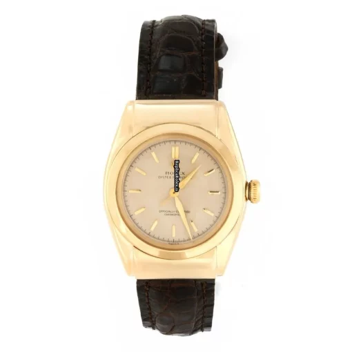 Wonderful Fakes Rolex Bubble Back 6065 Automatic Movement 30mm Yellow Gold Case Mens/unisex Watch - Image 12