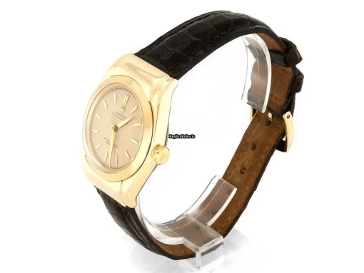 Wonderful Fakes Rolex Bubble Back 6065 Automatic Movement 30mm Yellow Gold Case Mens/unisex Watch - Image 6