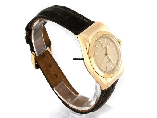 Wonderful Fakes Rolex Bubble Back 6065 Automatic Movement 30mm Yellow Gold Case Mens/unisex Watch - Image 7