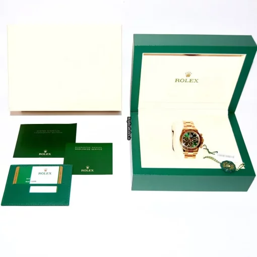 Good Replicas Rolex Daytona 116508 Caliber 4130 Automatic Movement 40mm Yellow Gold Case Mens/unisex Watch - Image 5