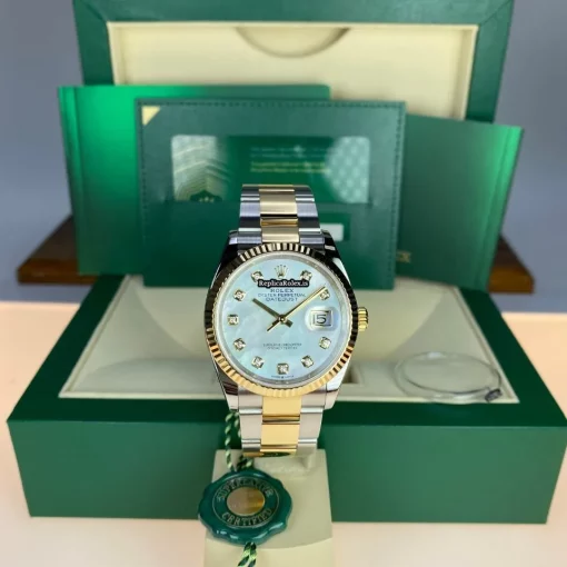 Recommend Replica Rolex Datejust 126233 Caliber 3235 Automatic Movement 36mm Gold/steel Case Mens/unisex Watch - Image 2