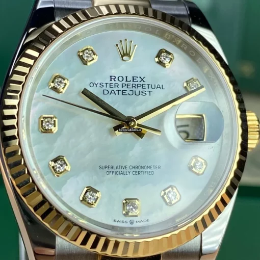 Recommend Replica Rolex Datejust 126233 Caliber 3235 Automatic Movement 36mm Gold/steel Case Mens/unisex Watch - Image 3