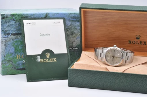 Incredible Imitation Rolex Air King Precision 14000m Caliber 3130 Automatic Movement 34mm Steel Case Mens/unisex Watch - Image 11