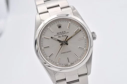 Incredible Imitation Rolex Air King Precision 14000m Caliber 3130 Automatic Movement 34mm Steel Case Mens/unisex Watch - Image 2