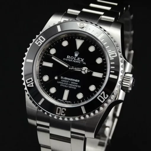 Terrific Fake Rolex Submariner 114060 Caliber 3130 Automatic Movement 40mm Steel Case Mens/unisex Watch - Image 12