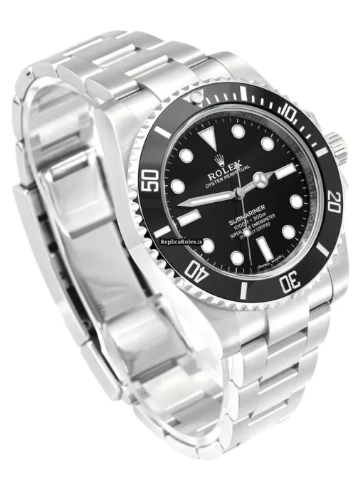 Terrific Fake Rolex Submariner 114060 Caliber 3130 Automatic Movement 40mm Steel Case Mens/unisex Watch - Image 3