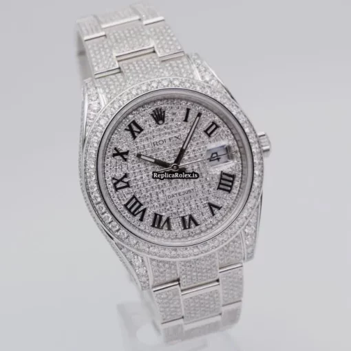Awesome Replica Rolex Datejust 126300 Automatic Movement 40mm Steel Case Mens/unisex Watch - Image 4