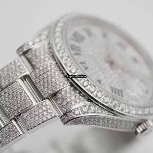 Awesome Replica Rolex Datejust 126300 Automatic Movement 40mm Steel Case Mens/unisex Watch - Image 9
