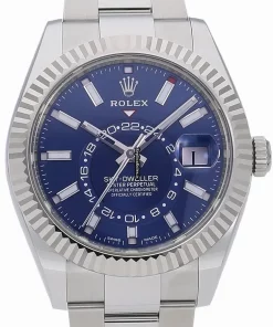 Beautiful Replica Rolex Sky-dweller 326934 Caliber 9001 Automatic Movement 42mm Gold/steel Case Watch