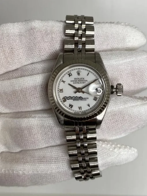 Excellent Replica Rolex Lady-datejust 69174 Caliber 2135 Automatic Movement 26mm Steel Case Womens Watch