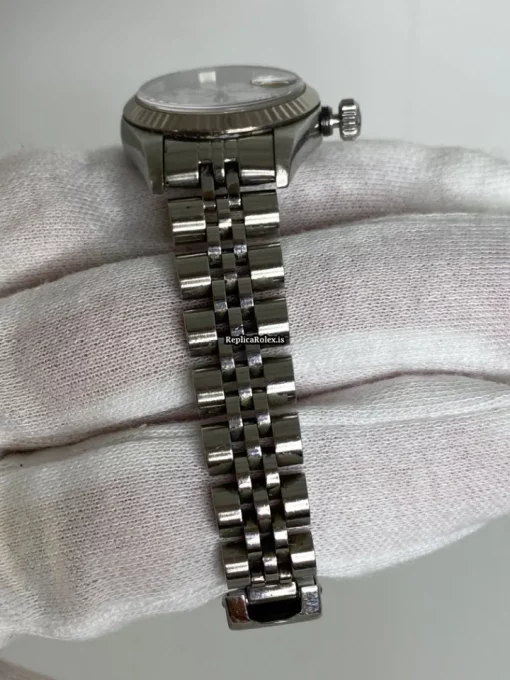 Excellent Replica Rolex Lady-datejust 69174 Caliber 2135 Automatic Movement 26mm Steel Case Womens Watch - Image 13