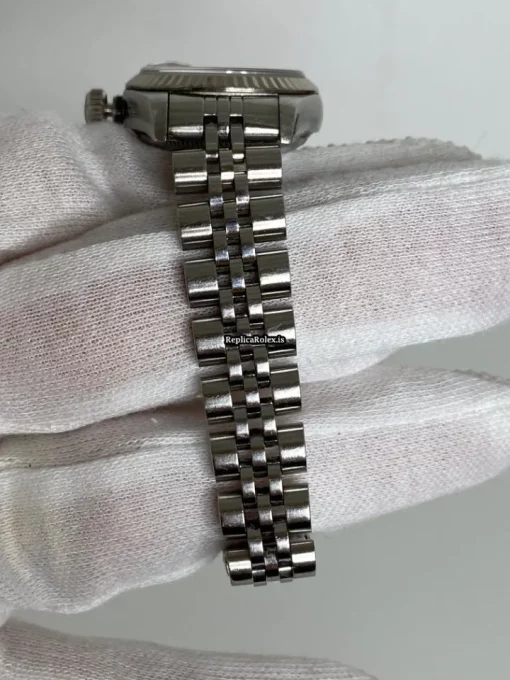 Excellent Replica Rolex Lady-datejust 69174 Caliber 2135 Automatic Movement 26mm Steel Case Womens Watch - Image 14