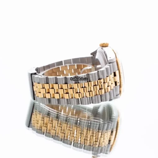 Fabulous Replica Rolex Datejust 16233 Automatic Movement 36mm Gold/steel Case Mens/unisex Watch - Image 5
