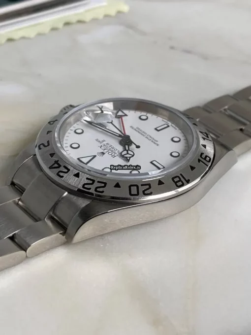 Superb Clone Rolex Explorer II 16570t Caliber 3185 Automatic Movement 40x47,2mm Steel Case Mens/unisex Watch - Image 7