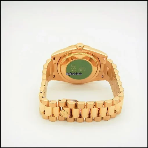 Excellent Fake Rolex Day-date 36 118238 Caliber 3155 Automatic Movement 36mm Yellow Gold Case Mens/unisex Watch - Image 9