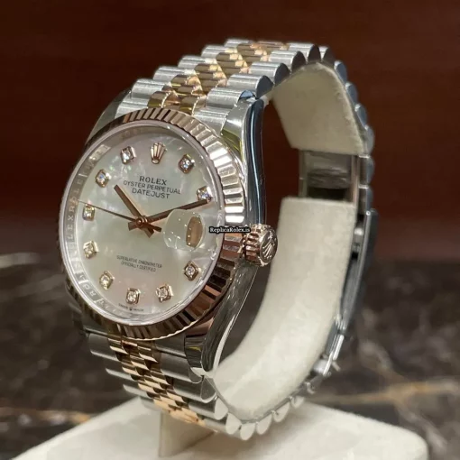 Great Replica Rolex Datejust 126231 Caliber 3235 Automatic Movement 36x44mm Gold/steel Case Mens/unisex Watch - Image 3