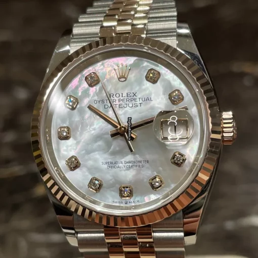 Great Replica Rolex Datejust 126231 Caliber 3235 Automatic Movement 36x44mm Gold/steel Case Mens/unisex Watch - Image 4