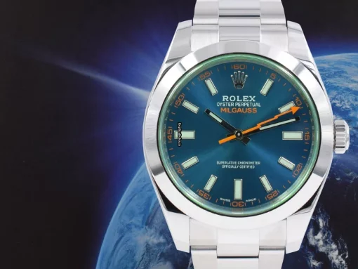 Fantastic Fake Rolex Milgauss 116400gv Caliber 3131 Automatic Movement 40mm Steel Case Mens/unisex Watch