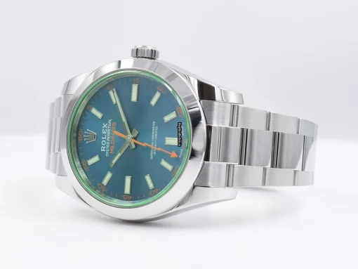 Fantastic Fake Rolex Milgauss 116400gv Caliber 3131 Automatic Movement 40mm Steel Case Mens/unisex Watch - Image 3