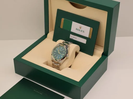 Fantastic Fake Rolex Milgauss 116400gv Caliber 3131 Automatic Movement 40mm Steel Case Mens/unisex Watch - Image 8