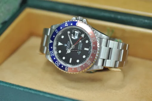 Incredible Replica Rolex Gmt-master II 16710 Caliber 3185 Automatic Movement 40mm Steel Case Mens/unisex Watch - Image 8