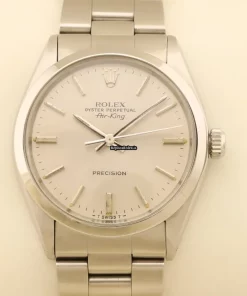 Fine Replica Rolex Air King Precision 5500 Caliber 1520 Automatic Movement 34mm Steel Case Mens/unisex Watch