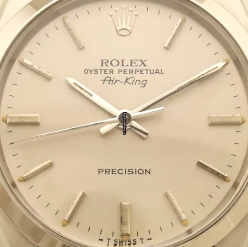 Fine Replica Rolex Air King Precision 5500 Caliber 1520 Automatic Movement 34mm Steel Case Mens/unisex Watch - Image 2