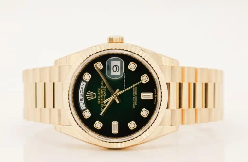 Well Made Replica Rolex Day-date 36 128238 Caliber 3255 Automatic Movement 36x43mm Yellow Gold Case Mens/unisex Watch - Image 3