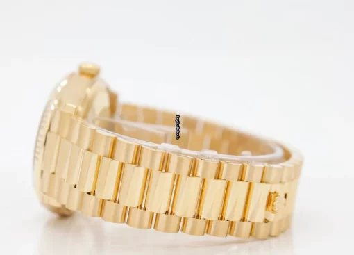 Well Made Replica Rolex Day-date 36 128238 Caliber 3255 Automatic Movement 36x43mm Yellow Gold Case Mens/unisex Watch - Image 4